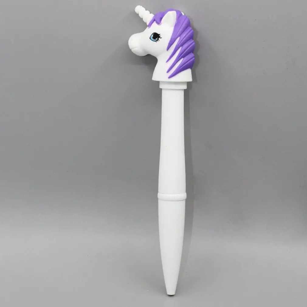 purple Multifunction Electronic Ballpoint Pen Nice Sound Light Roller Ball Pens Blue For Kids - Цвет: purple