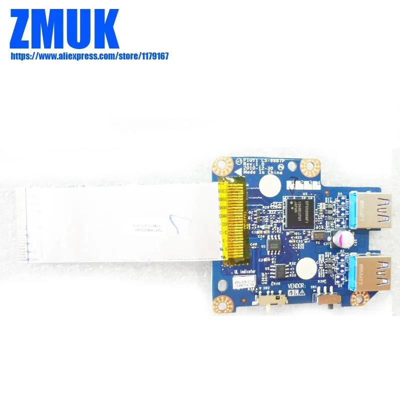 

New Original USB BOARD 3.0 W/SWTICH For Lenovo Ideapad Y570 Series,P/N LS-6887P 11013468