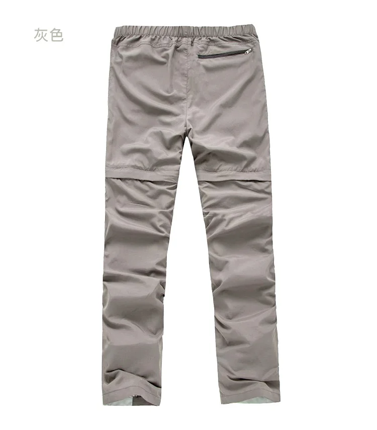 New Style Men And Women-Outdoor Quick Drying Pants Slim Fit Sports Pants Long Shorts Deconstructable Climbing Pants Can Stick Lo