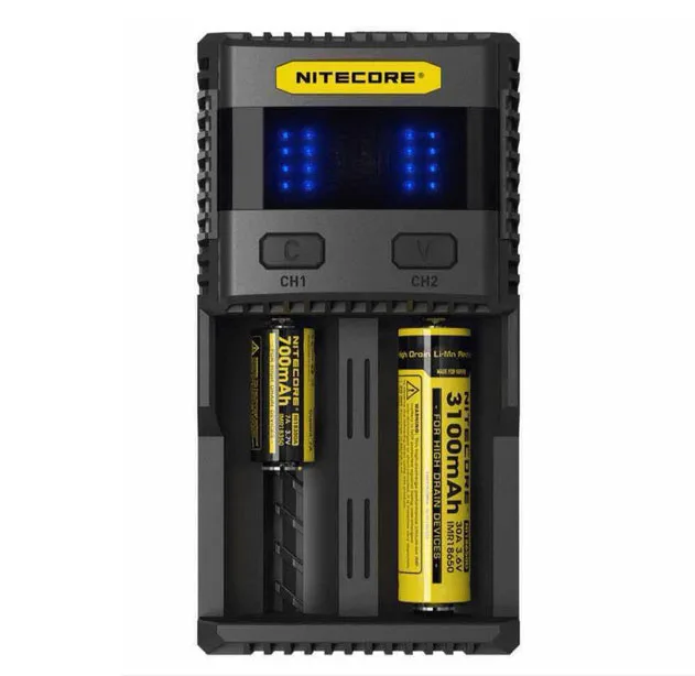 Новый Nitecore Intelli Зарядное устройство i2 Кемпинг светодиодная вспышка светильник