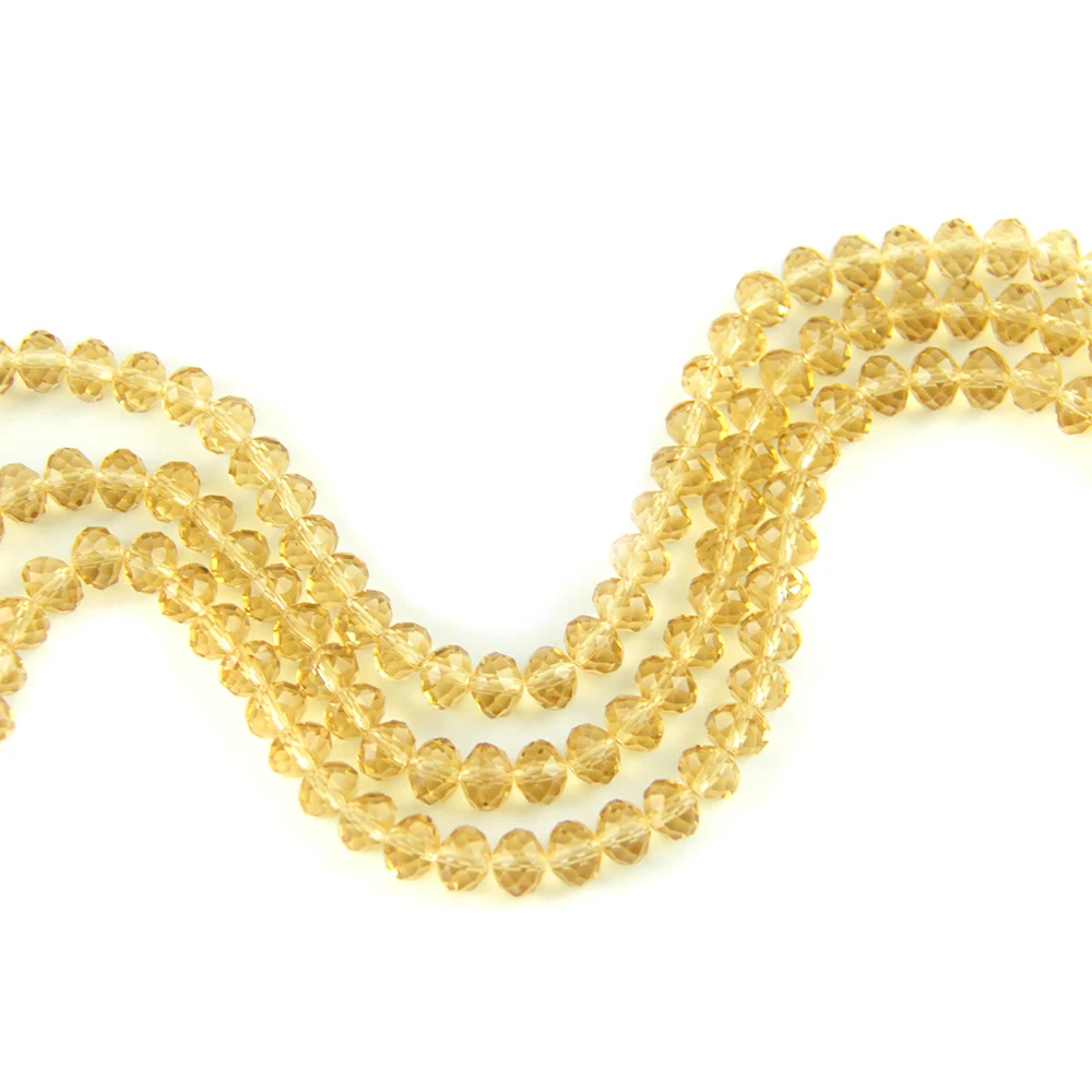 

4MM 1000pcs Champagne Crystal Round Ball Beads For Curtain