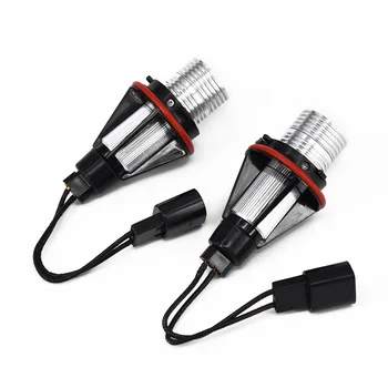 

1 Pair Car LED Angel Eye Halo Ring Side Marker Light Bulb Set For BMW E39 X5 E53