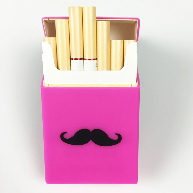 Силиконовый чехол для сигарет Футляр 20 женщин сигарет|cigaret case|pitillera de siliconacigaret box |