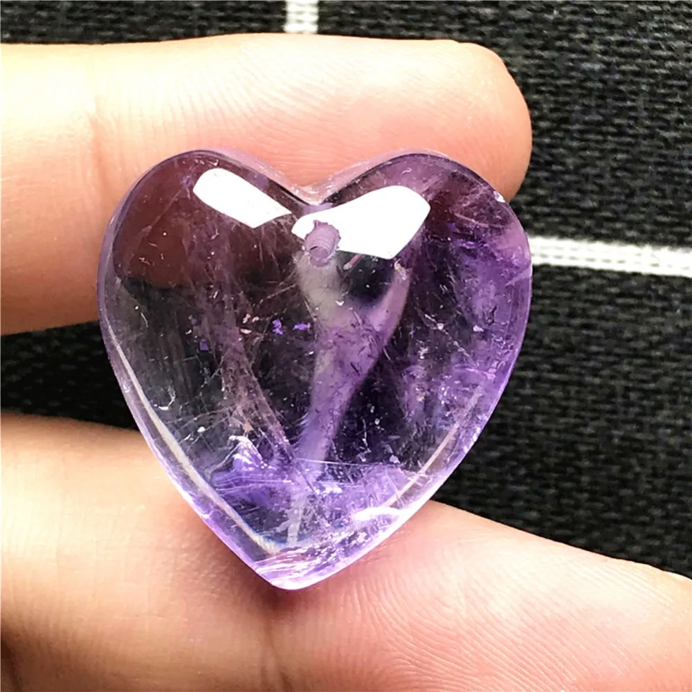 Heart Amethyst Pendant (46)