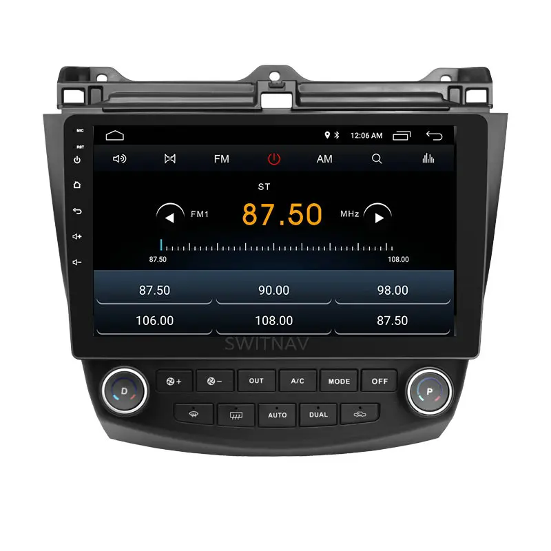 Discount SWITNAV Big Screen Android 9.0 CAR DVD Player For HONDA ACCORD 7 car multimedia support DVR DAB OBD car audio gps 14