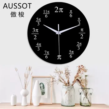 

Nordic Luxury Acrylic Wall Clock Round Modern Design Art Silent Nixie Wall Clock Digital Reloj De Pared Home Decoration BZ50WC