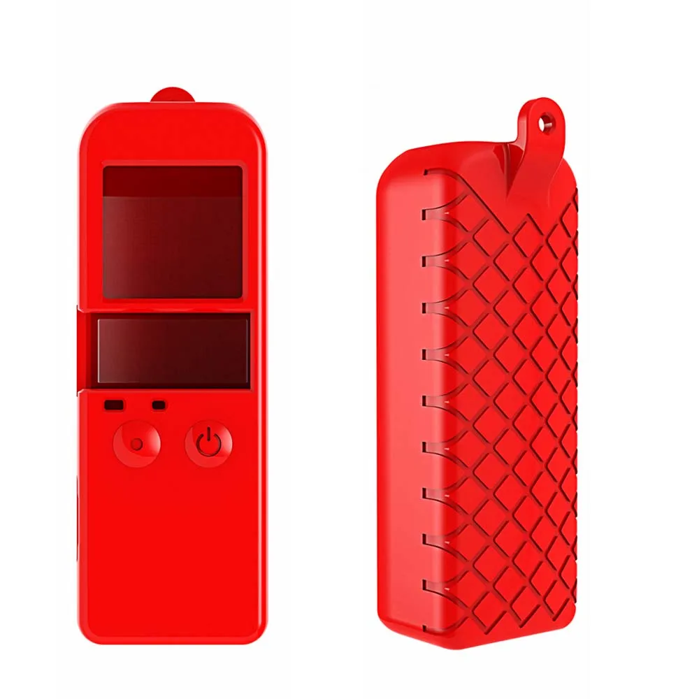 2в1 набор Osmo Карманный мягкий силиконовый гель корпус Защитная крышка объектива Крышка для DJI OSMO Карманный ручной защитный кожух камеры