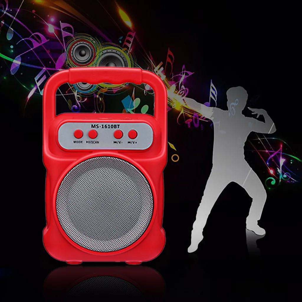 

CARPRIE 2019 New Portable Blueteeth Speaker FM MP3 Outdoor Wireless With USB/TF/Aux Input Wireless Mini Speaker Aug20