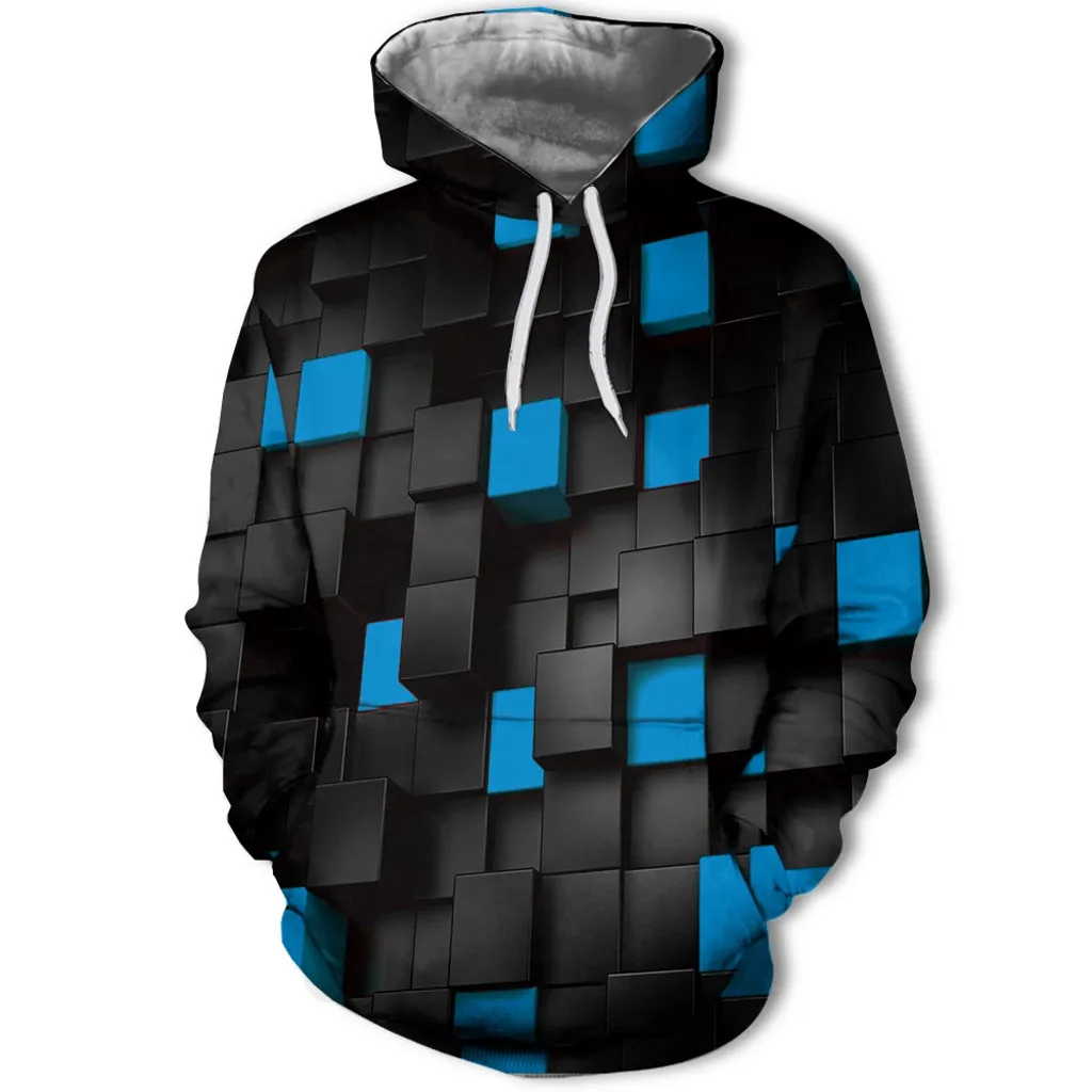 

2019 Autumn Men's Hoodies Sweatershirt Top Fashion 3D Print Long Sleeve Pullover Streetwear Hoodie Men Sweatshirt Poleron Hombre