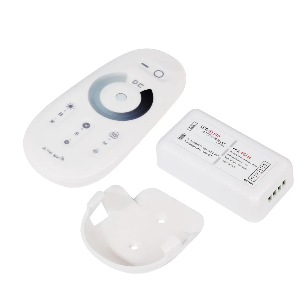 

LED Wireless Remote Control Light Strip Controller Monochrome Brightness Lamp Low-voltage Controller Wireless DIM Touch Controll