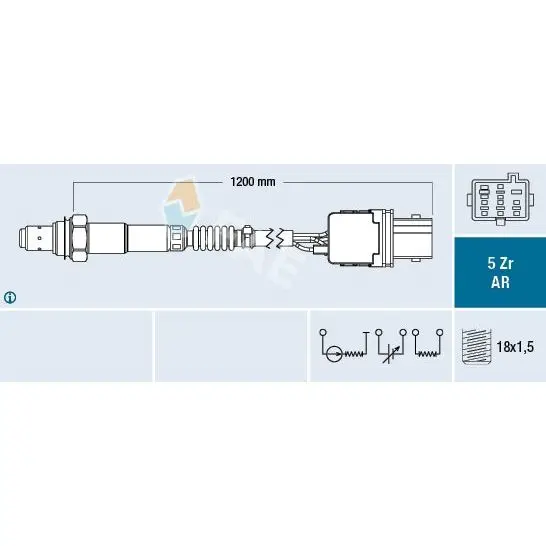 Лямбда-зонд VOLVO FAE 75005