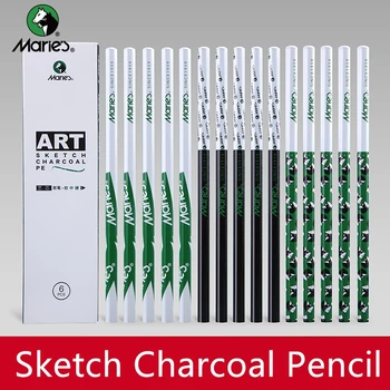 

Charcoal Sketch Pencil Drawing Set Soft Medium Hard 4mm Lead Art Supplies Professional Sketching Tools
