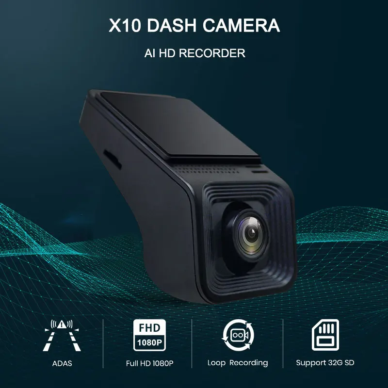 

X10 ADAS Car DVR Full HD 1080P Dash Cam With Rearview Camera Auto Recorder 2019 Hidden Type for Android Multimedia Player DVD