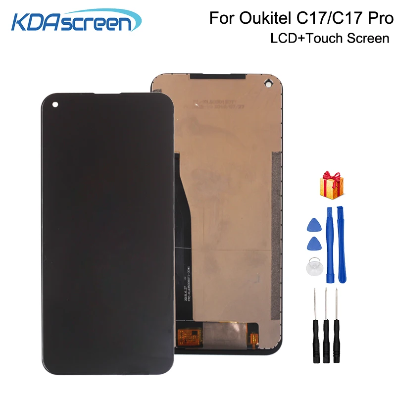 Для OUKITEL C17 Pro ЖК-дисплей сенсорный экран дигитайзер Запасные части в сборе для OUKITEL C17 экран ЖК-дисплей