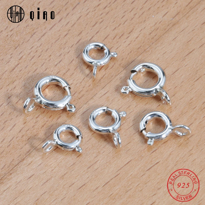 BULK BUY DISCOUNT Sterling Silver 925 7mm Bolt Ring Clasps Jewellery Making 