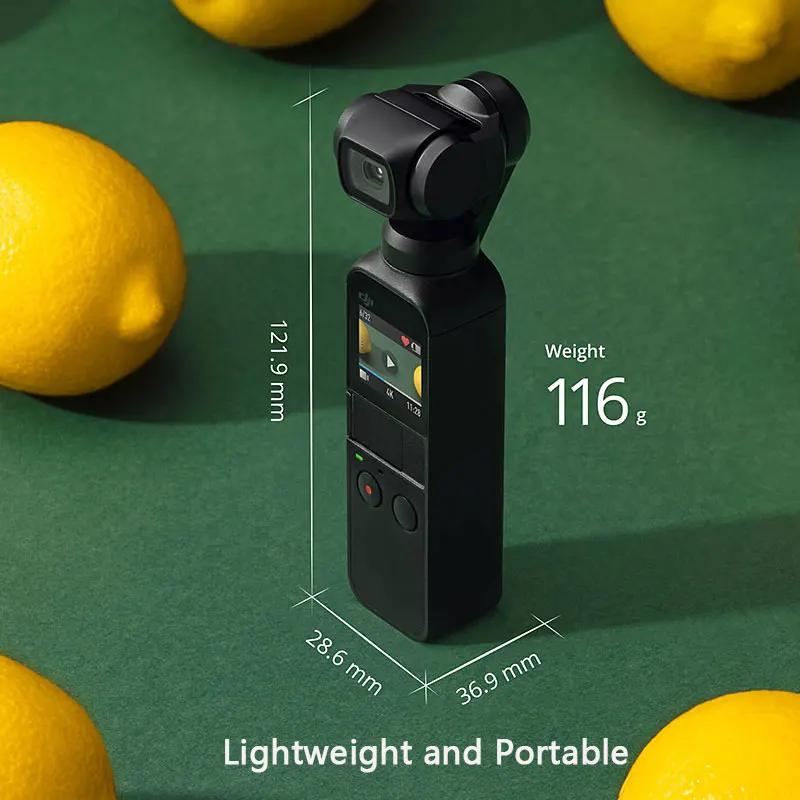 DJI Osmo Pocket 3 оси стабилизированная портативная камера с 4K 60fps видео Механическая стабилизация интеллектуальная съемка