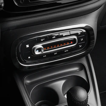 

Car Styling Air Conditioning Decorative Frame Stickers for Mercedes New Smart 453 Fortwo Forfour Car Decoration Accessories