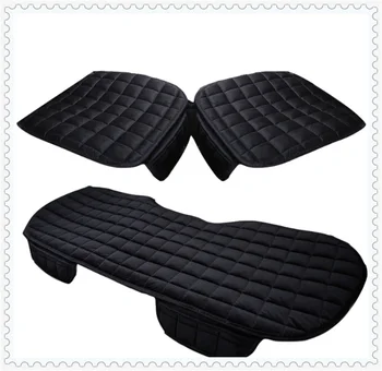 

Winter car seat non-slip three-piece backless plush cushion Auto parts for Hyundai CCS NEOS-3 Accent SR HND-4 Blue-Will i-blue