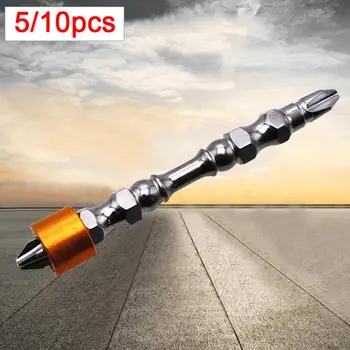 

5/10Pcs Hex Magnetic Double-use Electric Screwdriver S2 PH2 Cross Head Bits