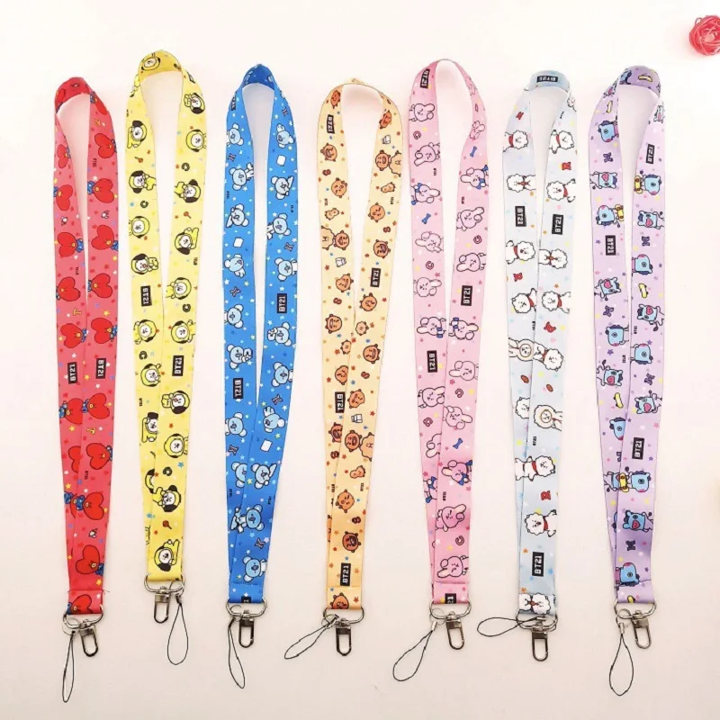 

HQbts Peripheral Bulletproof Youth Cartoon same style mobile phone lanyard, neck lanyard, accessories