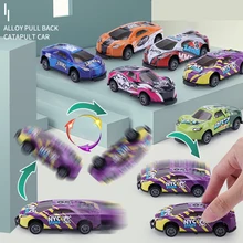 Stunt Toy Car Creativity Mini Car Models Pull Back Vehicles Small Game Prizes For Children Kids Boys Juguetes Para Niños