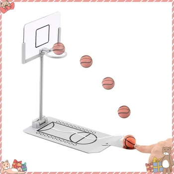 

Foldable Mini Basketball Game Office Desktop Stress Relief Toy Table Basketball Training Toy Fun Sport Novelty Basketball Stands