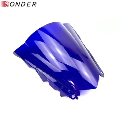 Лобовое стекло Ветер Экран для Yamaha YZF R25 R3 2013- 18 17 16 15 14 13 19 мотоцикл Экран дымчатое лобовое стекло для YZF-R3 YZF-R25 Запчасти - Color: Blue