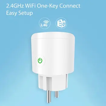 

EU Plug WiFi Socket Smart Phone Timing Outlet Switch Remote Control