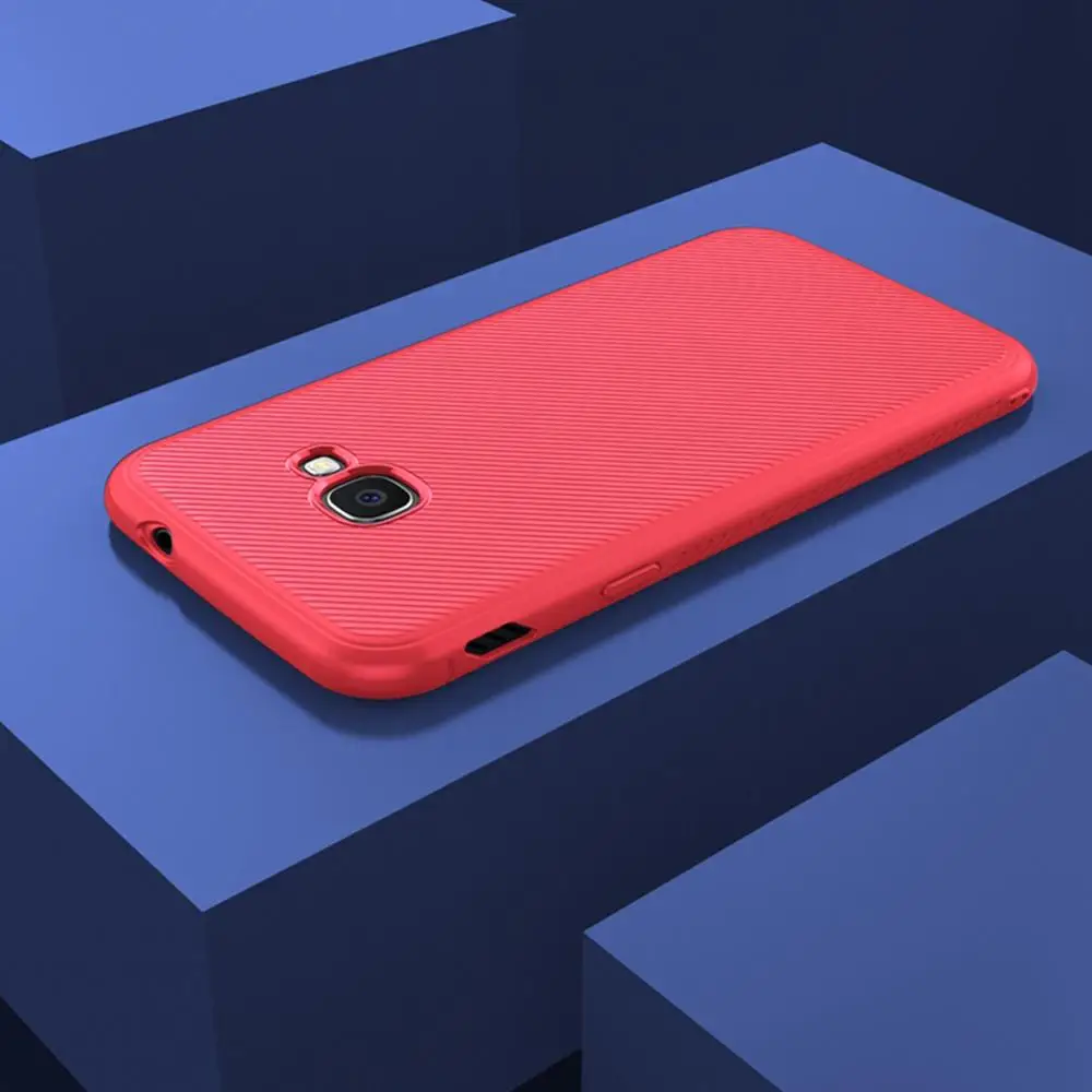 Red Для samsung Galaxy Xcover 4S Чехол Мягкий ТПУ бампер матовый Силиконовый чехол Противоскользящий чехол для samsung A71 Xcover 4S чехол противоударный - Цвет: Red