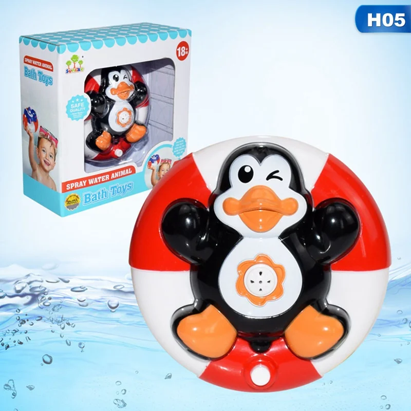Электрическая игрушка вода брызгающая вода игрушка детская игрушка для ванны мультяшное Животное осьминог плавающая игрушка для ванной
