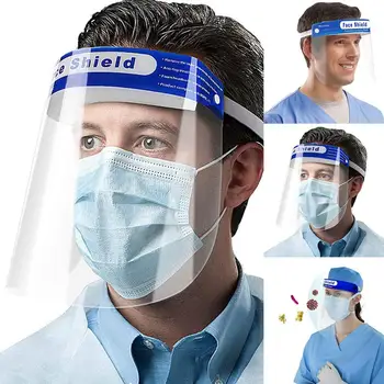 

10pcs Mask Shelf New Anti Dust Protective Face Shield Detachable Face Shield Anti-Fog Dustproof Replacement Clear Covers