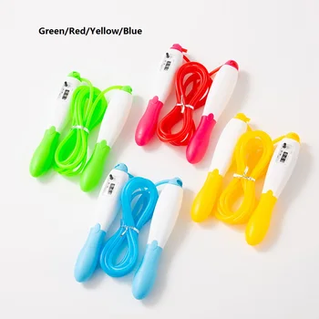 

2.5 Meters Adults Kids Jump Ropes With Counter Indoor Fitness Adjustable Counting PVC Skipping Wire Exercise