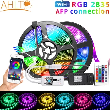 

WIFI SMD 2835 RGB DC12V LED Strip Waterproof Living Car Christmas Lights Outdoor Tuya Smart Neon Lamps Tv Bar Home Auto Lighting