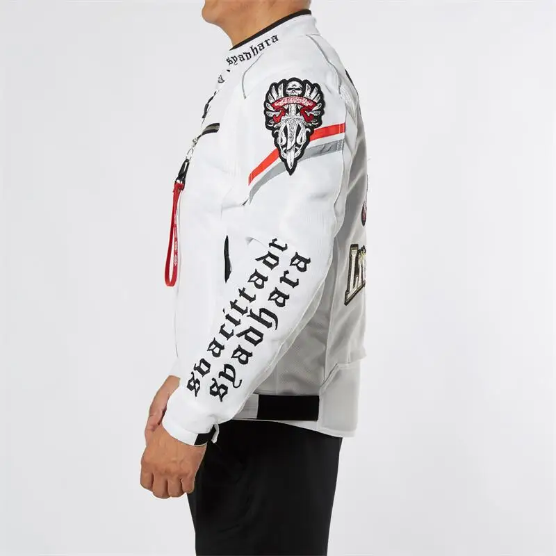 Motorcycle motorcycle clothes summer women's XS size breathable mesh thin men's Retro riding fall proof clothes windproof and wa