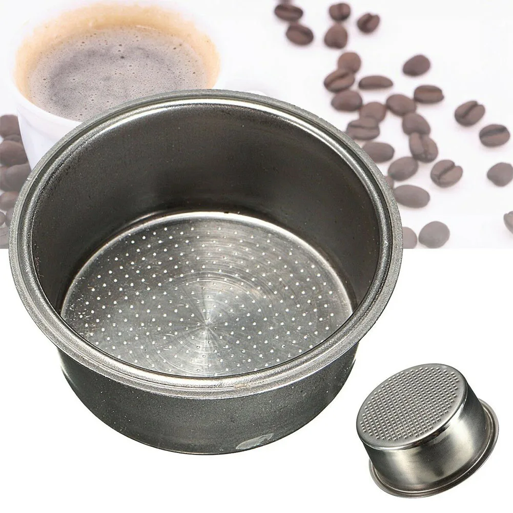 

Coffee Machine Practical Home Stainless Steel Accessories Tea Parts Non Pressurized 2 Cup Filter Basket Kitchen Dripper Mesh