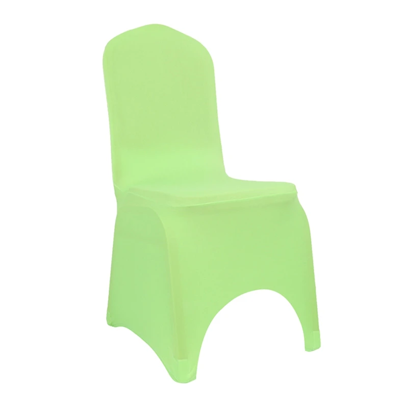Light green Современный уличный чехол на стул для свадебного банкета, высокое качество, чехол на стул для столовой, спандекс, Эластичный чехол на стул, вечерние чехлы - Цвет: Light green
