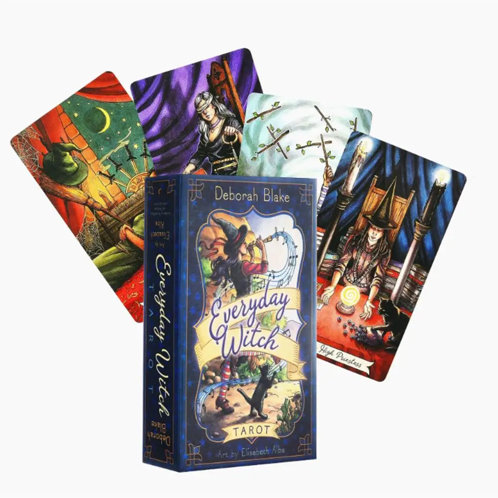 

78pcs Tarot Cards Everyday Witch Board Game Deck Games Oracle Card For Party Playing Card Gift