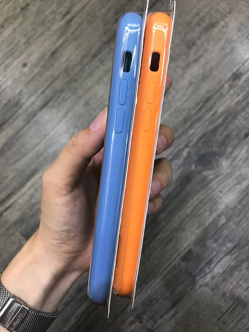 Силиконовый чехол для Apple iPhone 6 S 7 8 PLUS X XR XS MAX оригинальные официальные Чехлы