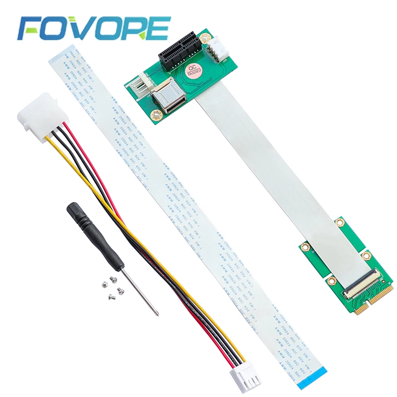 Переходник Mini PCI-E на PCI Express 1X Удлинительный шнур PCIE X1 USB 2 0 кабель FFC | Компьютеры и
