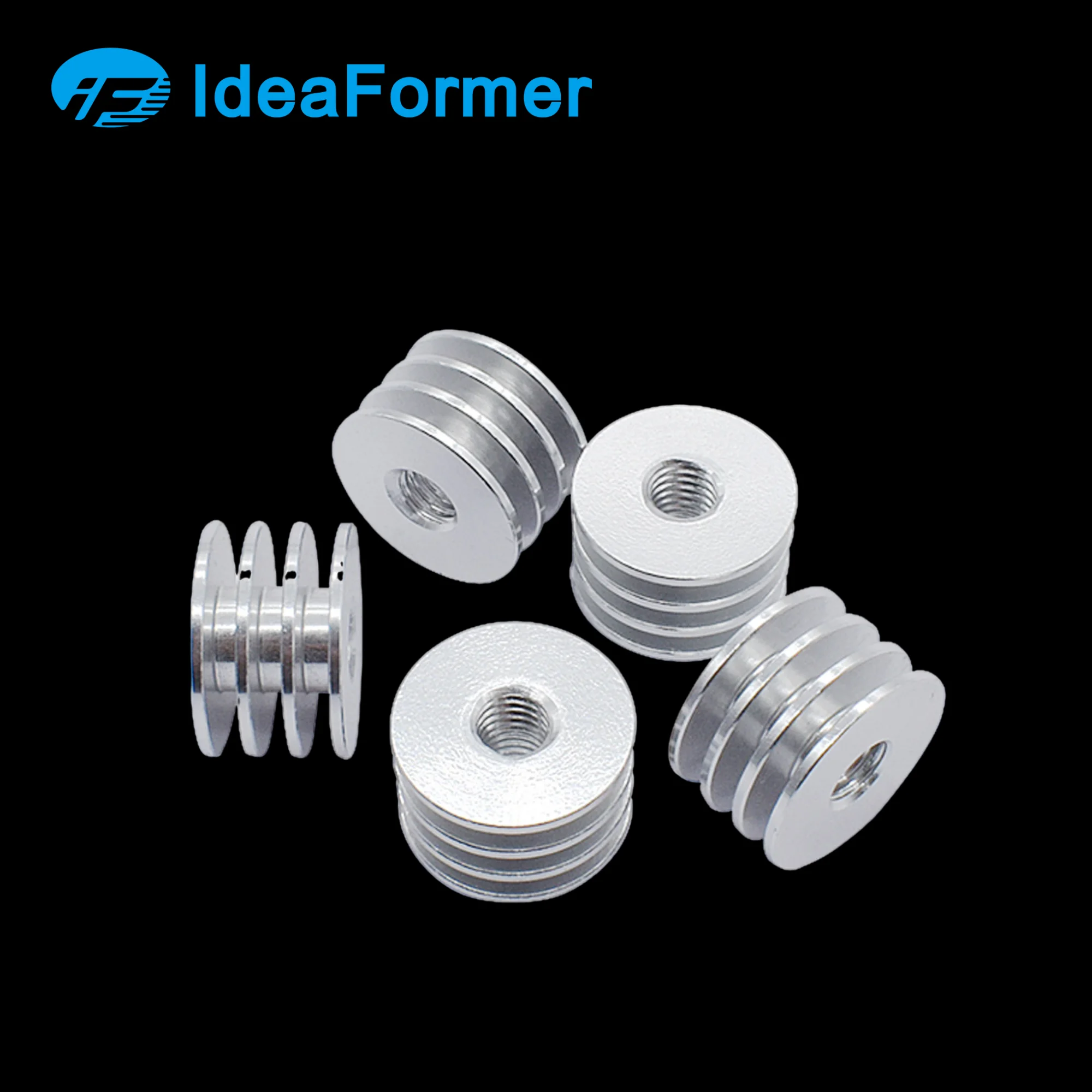 Алюминиевый мини Радиатор M6 Thread 1/2 шт. DIY Hotend для 3d экструдера Reprap J head детали 3D
