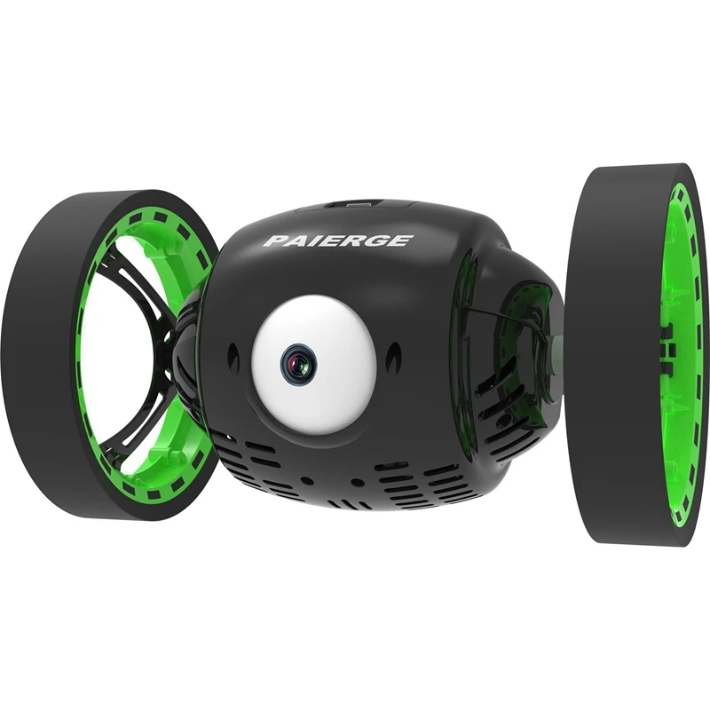 Мини-автомобили Bounce Car 2,4 Ghz Rc автомобиль с гибкими колесами вращающийся светодиодный светильник с пультом дистанционного управления робот автомобиль игрушки для подарков