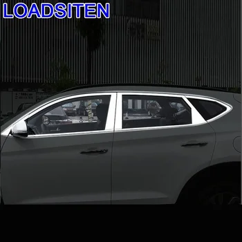 

Automovil Automobile Auto Window Body Door Exterior Decoration Sticker Strip Mouldings Covers 15 16 17 18 19 FOR Hyundai Tucson