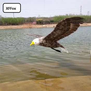 

huge simulation eagle model foam&feather wings eagle bird toy gift about 60x120cm xf2467