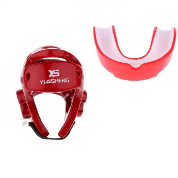 Arts MMA Boxing Protector, Head Guard Helmet + MMA Absorption Boxing Mouth Guard
