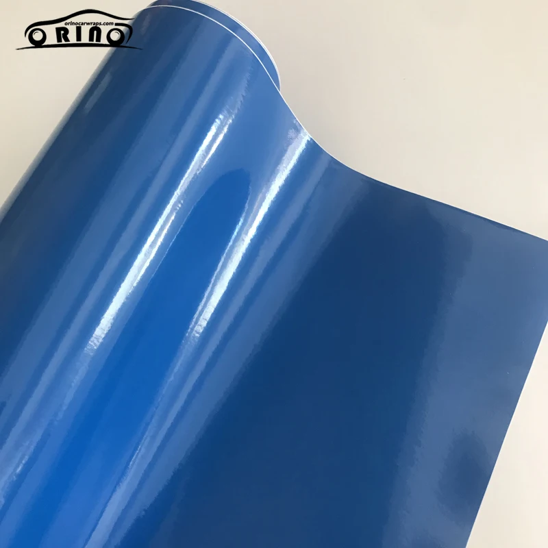 Dark Blue Gloss Vinyl Wrap Sticker-2