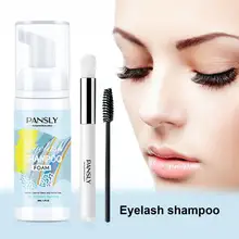 

50ml Eyelash Shampoo with Brush No Irritation Individual Eyelash Extension Foam Cleaner for Women