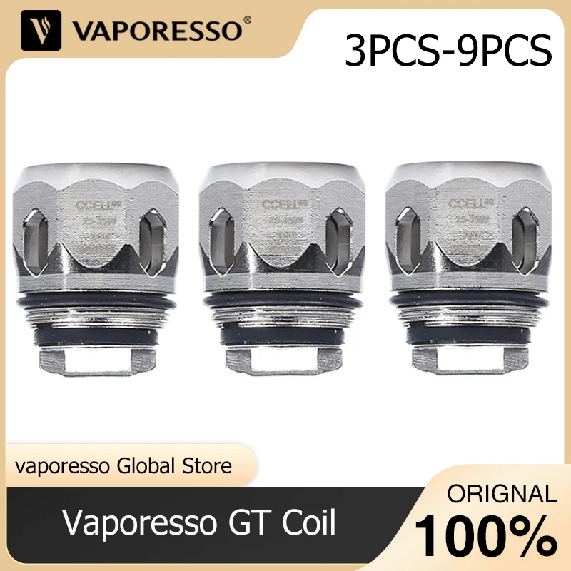 3-9pcs Original Vaporesso GT Core GT2 GT6 CCELL Coil Head Electronic Cigarette Atomizer For NRG/NRG SE Vape Tank | Электроника