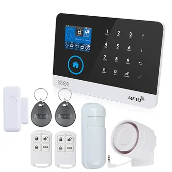 

PG103 Dual Networking Anti-Theft Alarm Host Cassette Alarm System Wireless Home Security Device Disarm