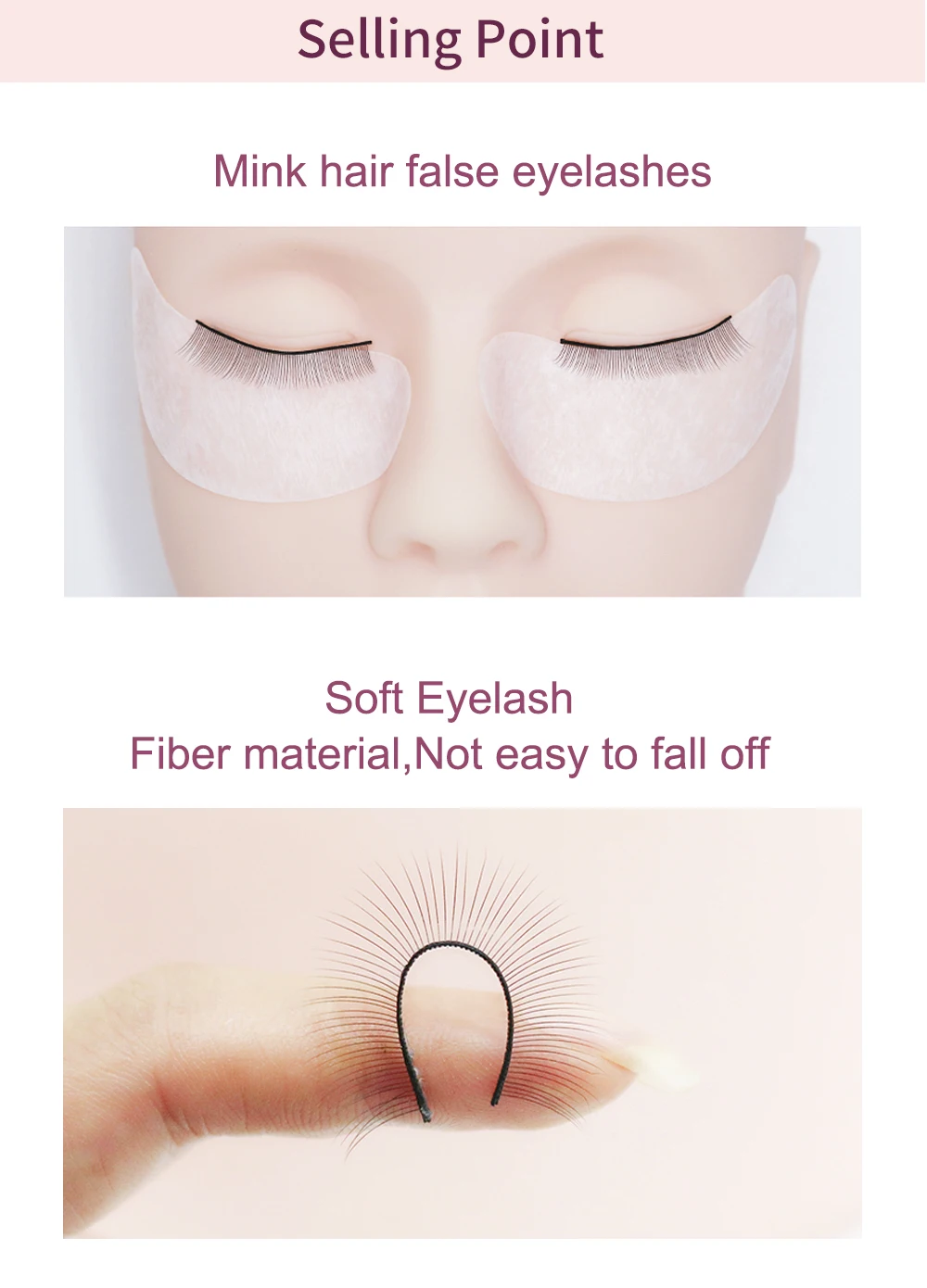 NATUHANA 1 세트 연습 가짜 속눈썹 5 쌍 세트 초보자를위한 수제 훈련 속눈썹 미용실 학생 연습