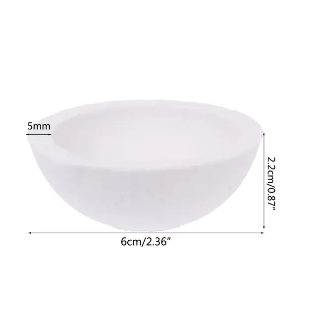 Tazza Crogiolo In Quarzo Da 1 Kg Con Coperchio Per Fusione Oro E Argento - Foto 8